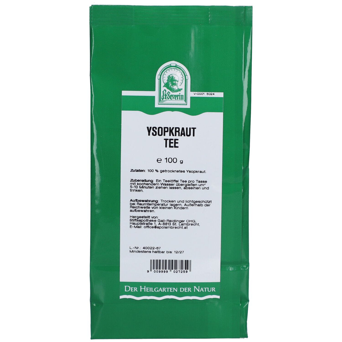 St. Severin thé d'hysope (100 g)