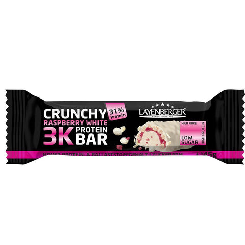 LAYENBERGER® barre protéinée croustillant framboise blanche (45 g)