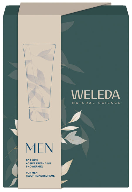 WELEDA® coffret cadeau homme avec gel douche 3-en-1 et crème hydratante (1 pièce)