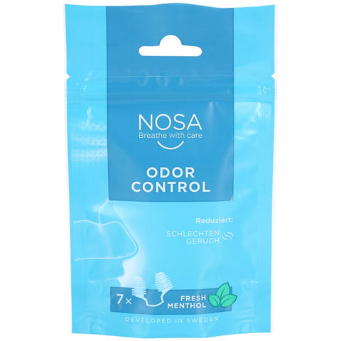 NOSA PLUGS bouchons nasaux au menthol pour protection contre les odeurs (7 pièces)