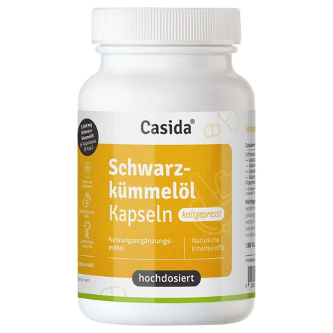 Casida Schwarzkümmelöl-Kapseln 3000 mg hochdosiert (180 Kapseln)