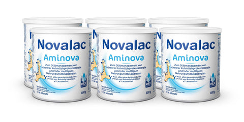 Novalac Aminova Spezialnahrung 0-36 Monate Pulver (6x400 g)
