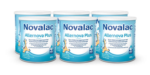 Novalac Allernova Plus Spezialnahrung 0-36 Monate Pulver (6 x 400 g)
