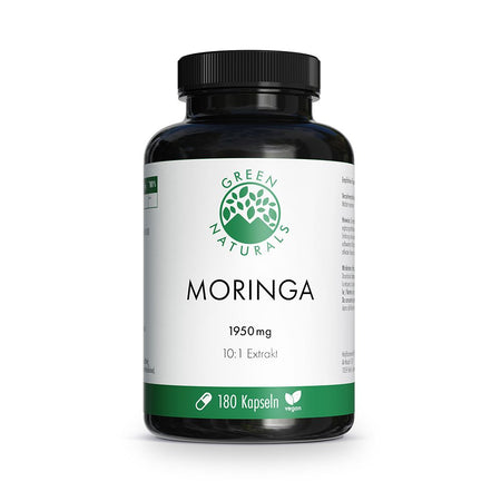 Green Naturals Moringa 1950 mg (180 gélules)