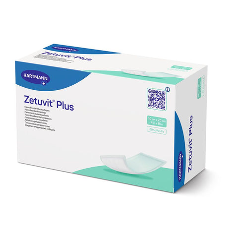 Zetuvit Plus Saugkompresse steril extra-stark 10x20 cm (20 Stück)