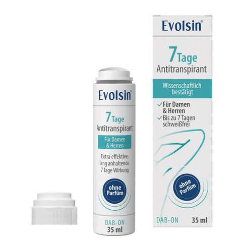 Evolsin® Antitranspirant 7 jours pour femmes et hommes (35 ml)