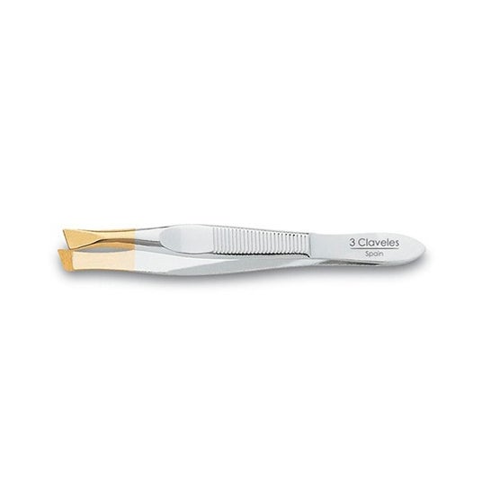 3 Claveles Pince à Epiler Biais 8 cm 1 pince