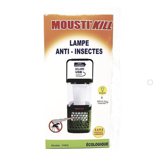 Mousti'Kill Free Lampe Anti-Insectes 1 Unité