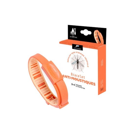 Pharma Voyage Bracel Anti-Moustique Orange