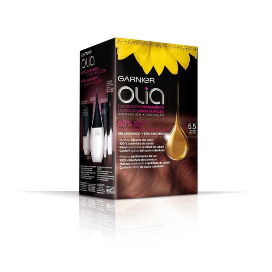 Garnier Olia coloration permanente N°5.5 Acajou (4 pièces)