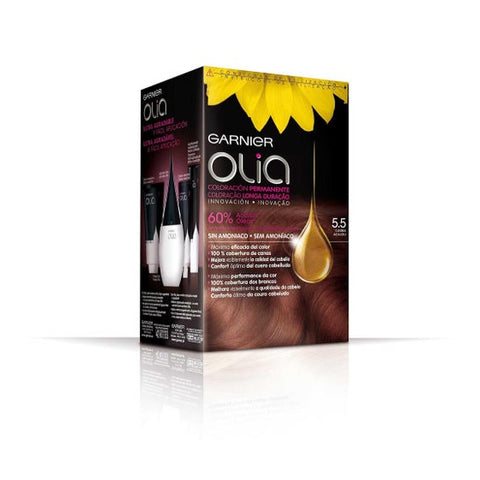 Garnier Olia coloration permanente N°5.5 Acajou (4 pièces)