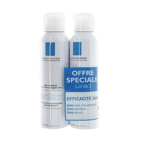 La Roche-Posay Déodorant Physiologique 48H 2x150ml