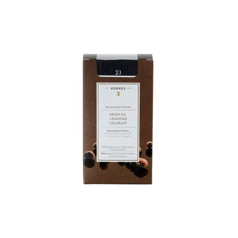 Korres Coloration Permanente Huile D'Argan Blond Cendré 7.1