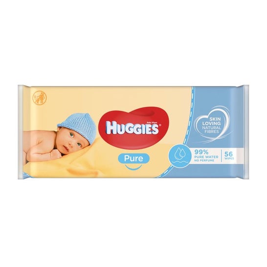 Huggies Nouvelles Lingettes Pure (boîte de 56)