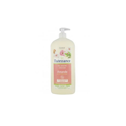 Natessance Almond Shower Gel Vine Peach Scent 1L