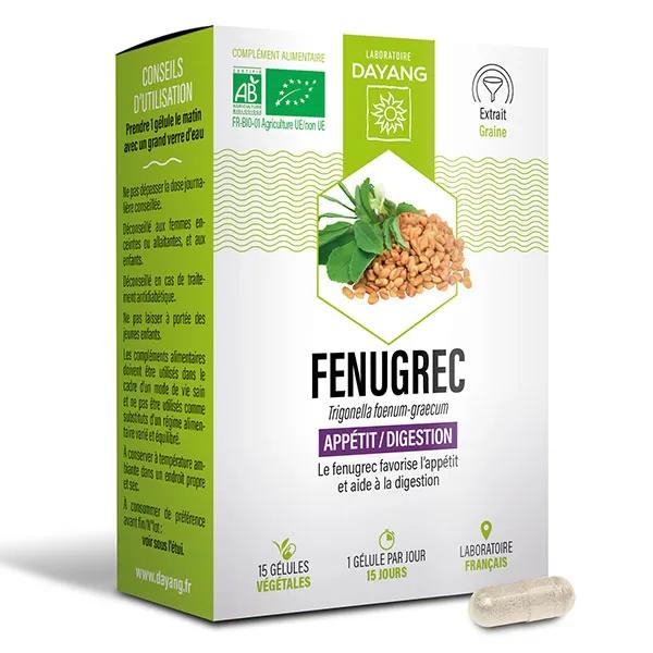 Dayang Fenugrec Bio 15 gélules