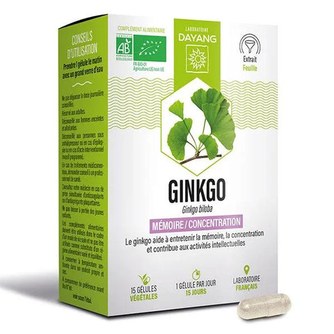 Dayang Ginkgo Biloba Bio 15 Kapseln