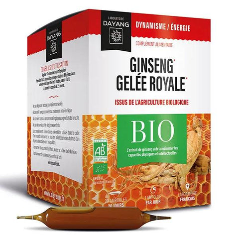 Dayang Ginseng Gelee Royale Bio 20 Ampullen