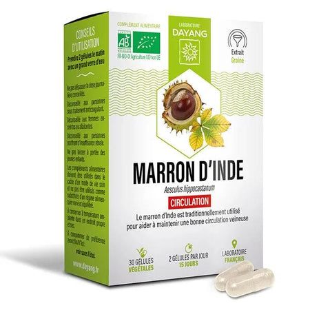Dayang Marron d'Inde Bio Circulation Sanguine 15 gélules
