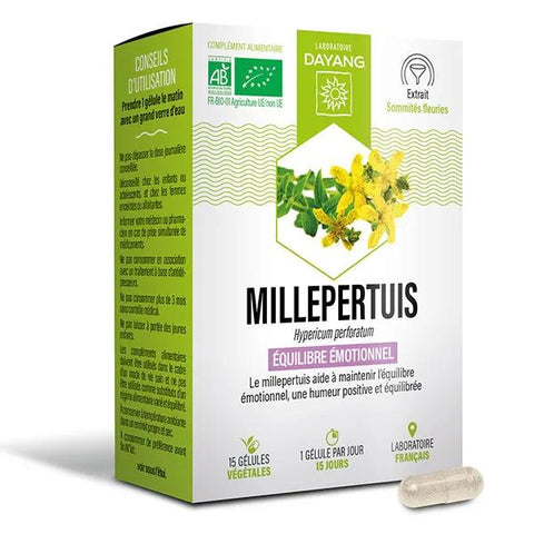 Dayang Organic St. John's Wort 15 vegetable capsules