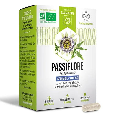 Dayang Organic Passionflower Sleep Sphere 15 Vegetable Capsules