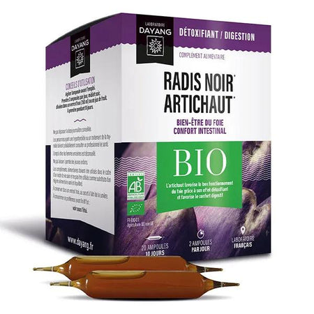 Dayang Radis Noir Artichaut Bio 20 ampoules