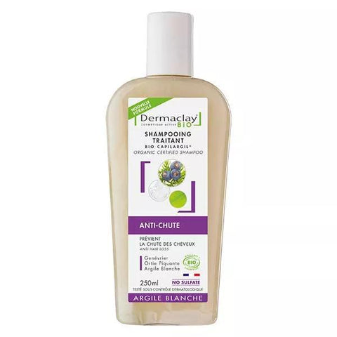 Dermaclay Organic White Clay Anti-Hair Loss Treatment Shampoo 250ml
