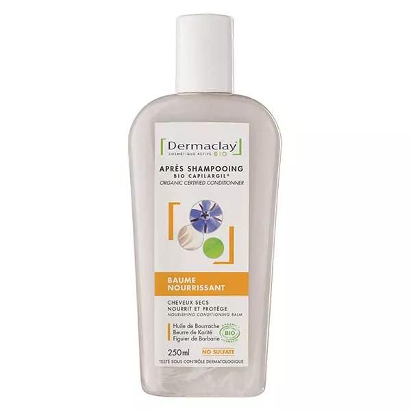 Dermaclay Soin Capillaire Baume Nourrissant Après-Shampoing Cheveux Secs Bio (250 ml)