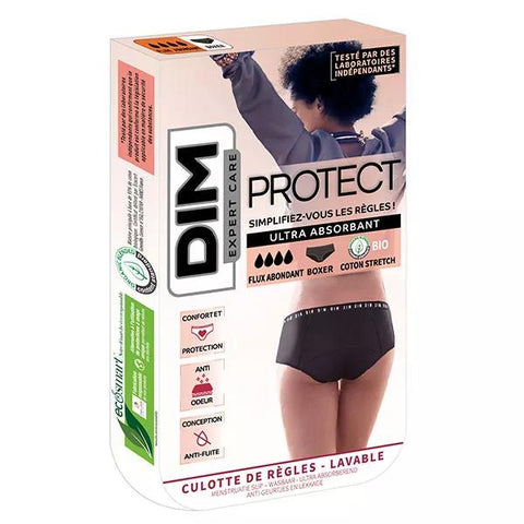 Dim Expert Care Protect Boxer Period Underwear Heavy Flow Size 32/34