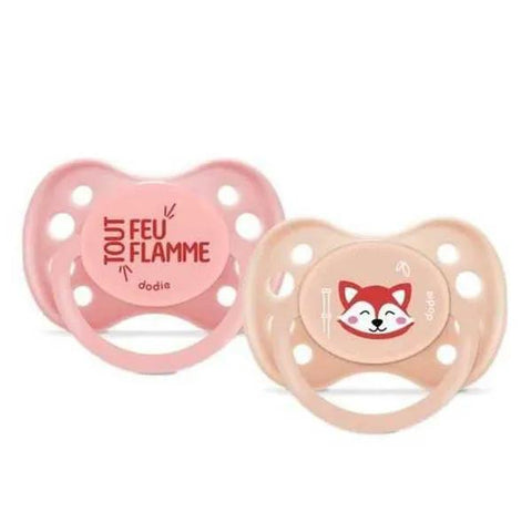 Dodie Sucette Anatomique +6 mois Panda Roux A103 Lot de 2