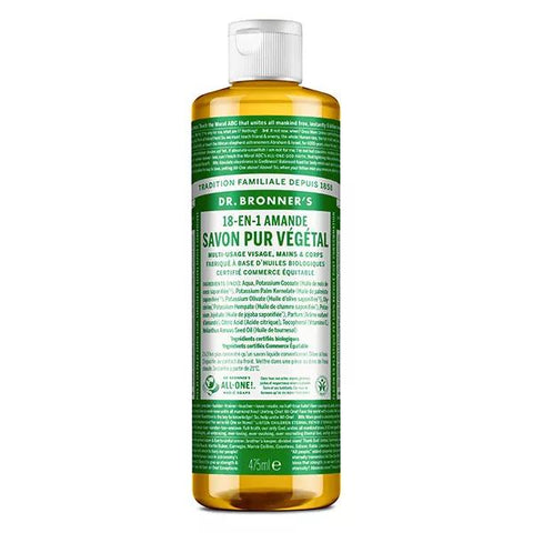 Dr. Bronner's Reine Pflanzenölseife Mandel "18 in 1" 473ml