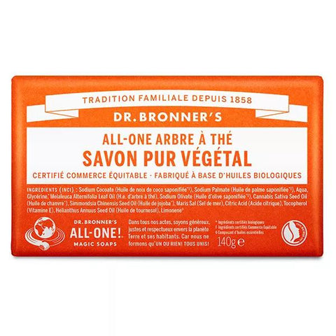 Dr. Bronner's Reine Pflanzenölseife Teebaum 140g