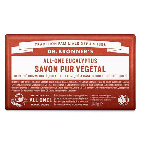 Dr. Bronner's Reine Pflanzenölseife Eukalyptus 140g