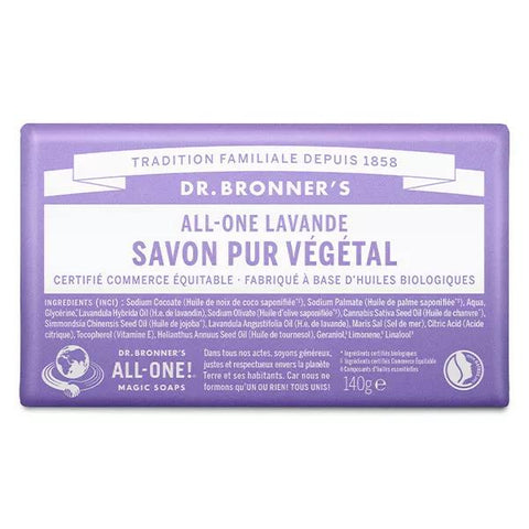 Dr. Bronner's Reine Pflanzenölseife Lavendel 140g