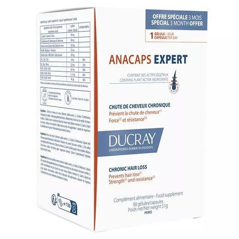 Ducray Anacaps Expert Chronischer Haarausfall 90 Kapseln