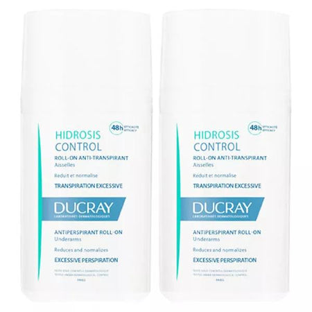 Ducray Hidrosis Control Anti-Transpirant Roll-On Lot de 2 x 40ml