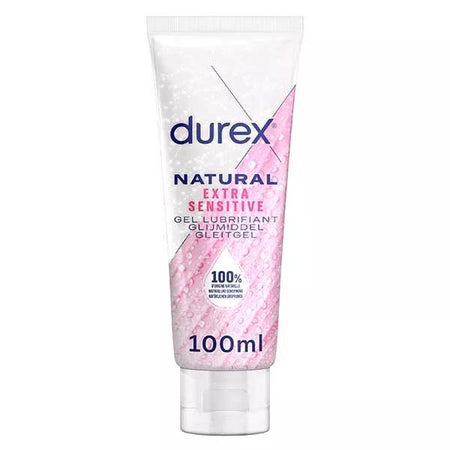 Durex Gel Lubrifiant 100% d'origine Naturelle - A Base d'Aloe Vera - 100ml