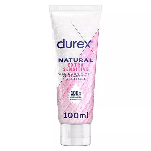 Durex Gel Lubrifiant 100% d'origine Naturelle - A Base d'Aloe Vera - 100ml