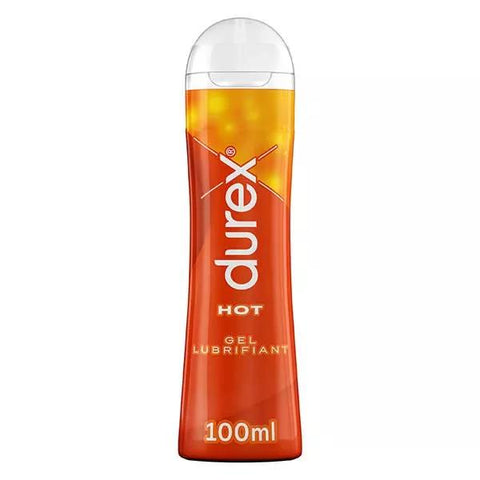 Durex Gleitgel Hot - Wärmender Effekt - Gleitmittel auf Wasserbasis - 100ml