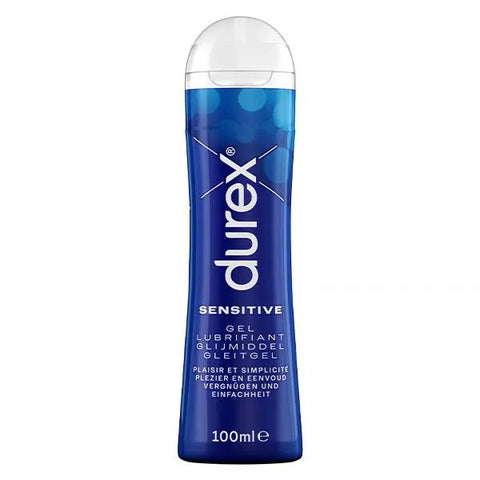 Durex Gleitgel Sensitive – Komfort-Gleitmittel auf Wasserbasis – 100ml