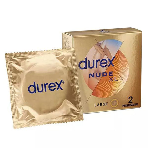 Durex Nude Kondome ultradünn extrabreit 2 Stück