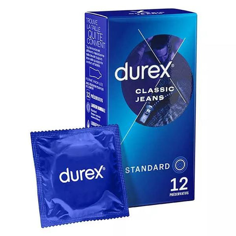 Durex Classic Jeans Kondome – 12 Kondome für Komfort und Vertrauen