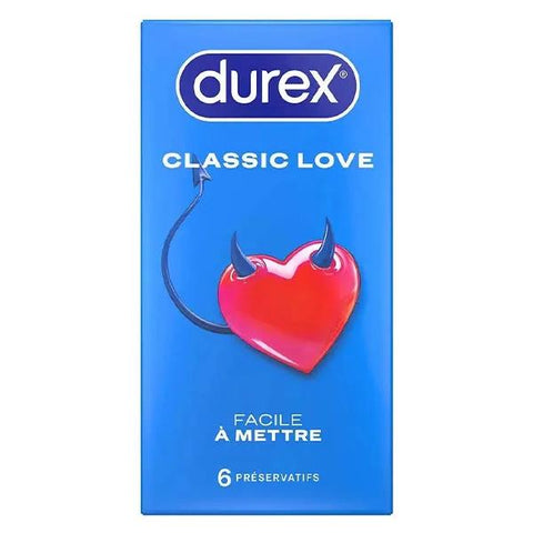 Durex Love Condoms - 6 Easy-On Condoms