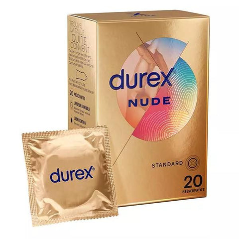 Durex Kondome Nude – 20 extrasensible Kondome für Haut-zu-Haut-Gefühl