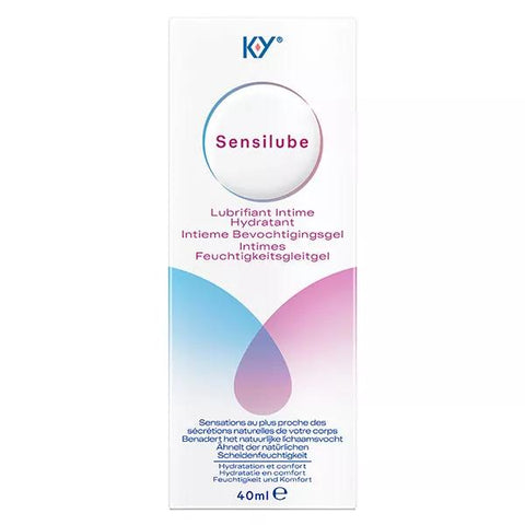 Durex Sensilube Feuchtigkeitsspendendes Intimgel – Lindert Scheidentrockenheit – 40ml