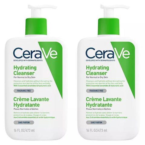 CeraVe Reiniger Hydratisierende Reinigungscreme Gesicht Körper 2x473ml