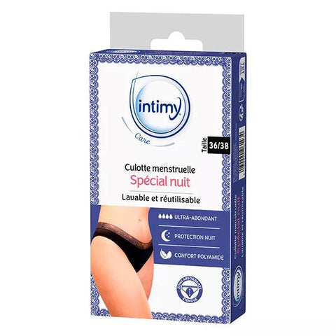 Intimy Care Menstruationshose speziell für die Nacht, Größe 36/38, 1 Stück