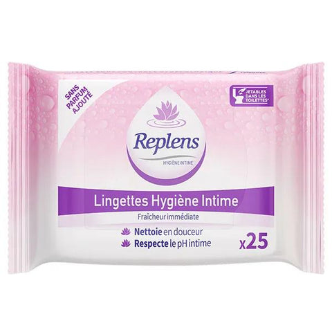 Replens Feminine Hygiene Wipes 25 units