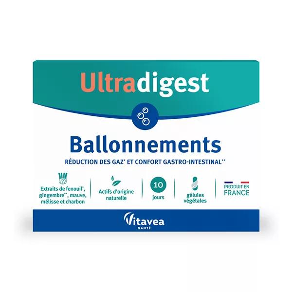 Vitavea UltraDigest Ballonnements - Digestion - Gastro-Intestinal 30 gélules