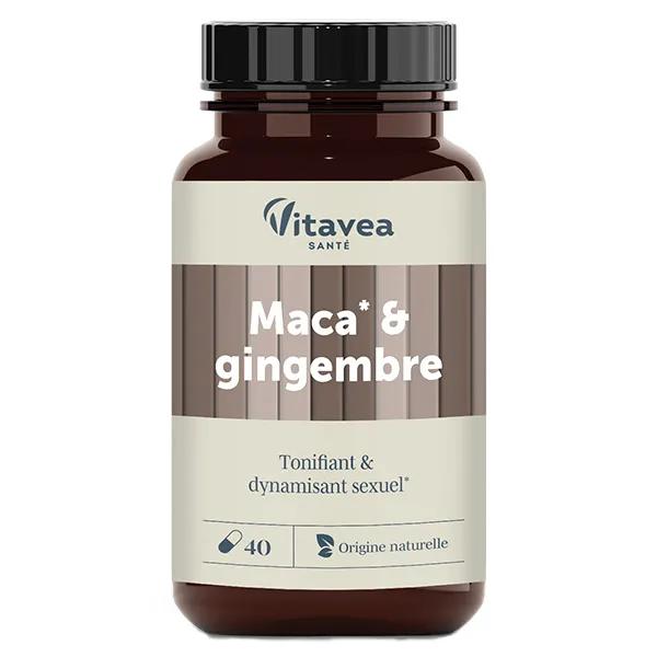 Vitavea Les Essentiels Tonifiant et Dynamisant sexuel Maca & Gingembre 30 gélules